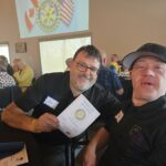 LCDS Executive Director, Nick Salaris, pictured with Dan at the 70th Anniversary Petrolia Rotary Banquet on May 13, 2025.